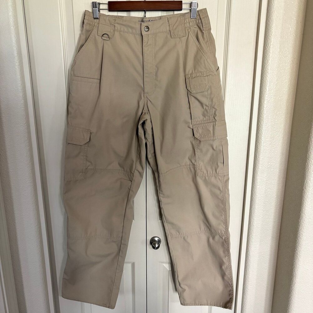 5.11 Tactical Taclite Cargo Pants Men’s 32x30 Tan Polyester Cotton Blend